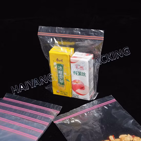 고품질 재사용 가능한 방수 PEVA 지퍼 식품 보관 가방